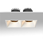 ART-SQF-180x2 LED светильник встраиваемый безрамочный полуповоротный Downlight   -  Встраиваемые светильники 